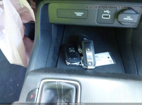 2HGFE2F55RH523857 2024 HONDA CIVIC Gray Вид панелі приладів