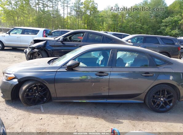 2HGFE2F55RH523857 2024 HONDA CIVIC Gray Панорамний вид салону 360°