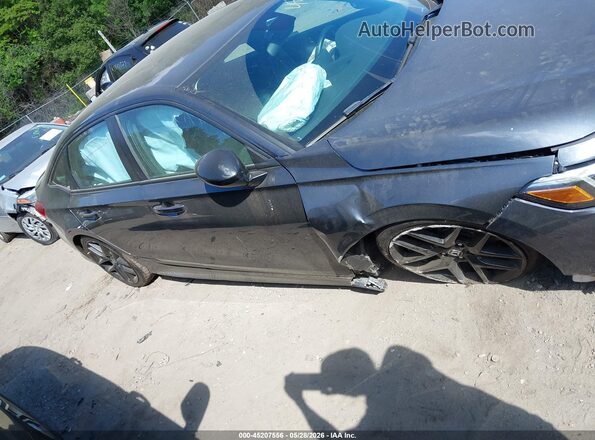 2HGFE2F55RH523857 2024 HONDA CIVIC Gray Вид задньої частини салону
