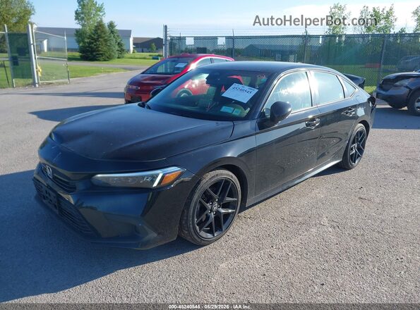 2HGFE2F55RH541761 2024 HONDA CIVIC Черный Передняя левая четверть