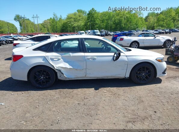 2HGFE2F55RH549343 2024 HONDA CIVIC White Widok wnętrza z tyłu
