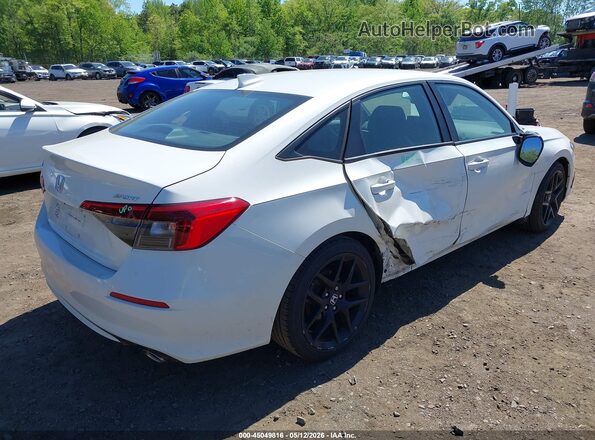 2HGFE2F55RH549343 2024 HONDA CIVIC White Widok z przodu