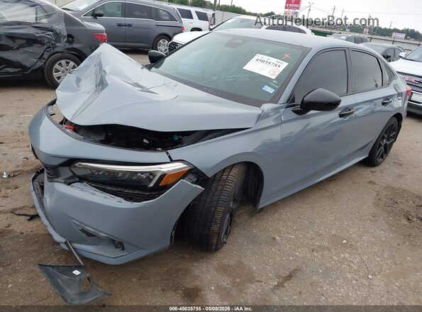 2HGFE2F55RH583931 2024 HONDA CIVIC Gray Przód lewy