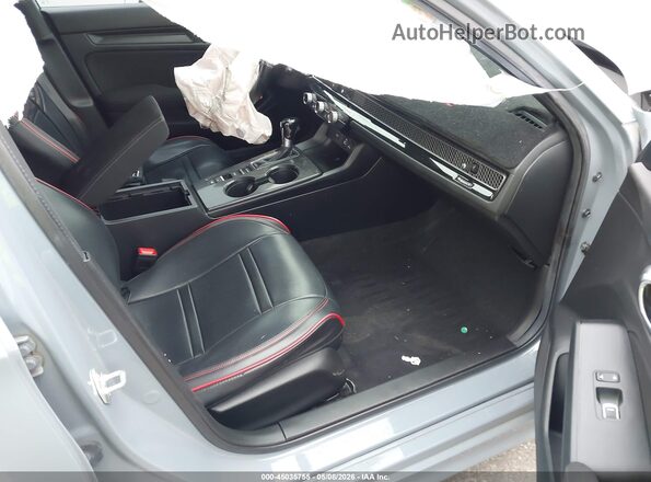 2HGFE2F55RH583931 2024 HONDA CIVIC Gray Widok wnętrza z przodu
