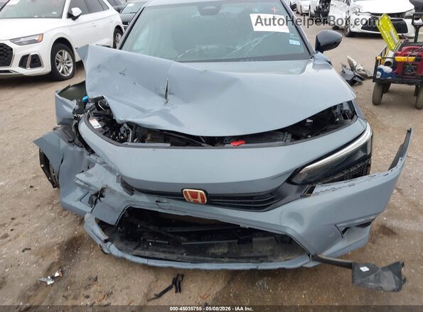 2HGFE2F55RH583931 2024 HONDA CIVIC Gray Widok zestawu wskaźników