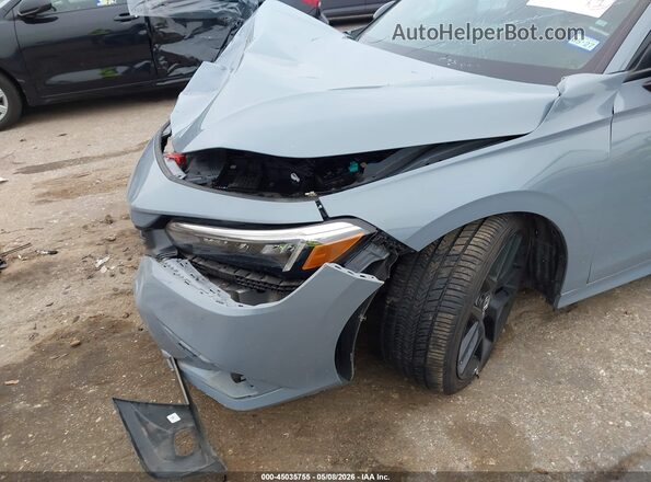 2HGFE2F55RH583931 2024 HONDA CIVIC Gray Widok z przodu