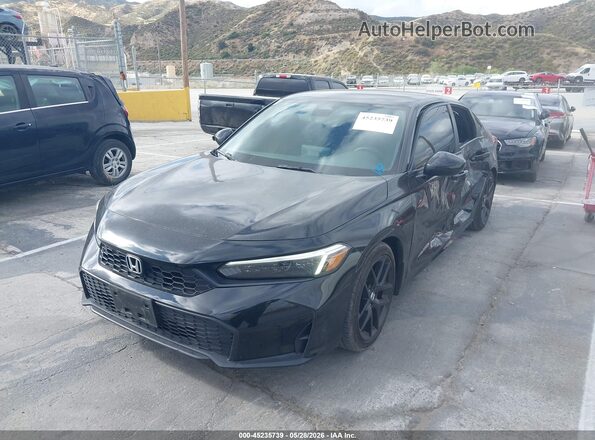 2HGFE2F55SH506451 2025 HONDA CIVIC Black Передня ліва чверть