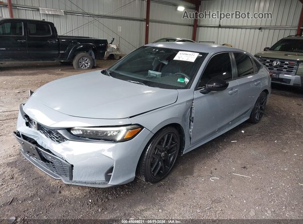 2HGFE2F55SH507194 2025 HONDA CIVIC Light Blue Передняя левая четверть