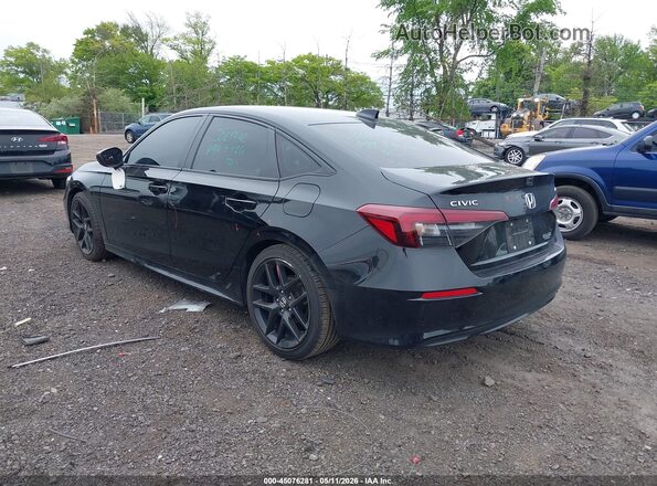 2HGFE2F55SH508135 2025 HONDA CIVIC Black Հետևի ձախ