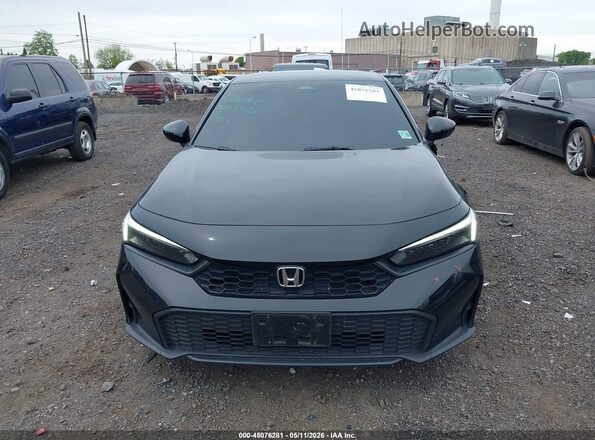 2HGFE2F55SH508135 2025 HONDA CIVIC Black Սարքավորումների վահանակի տեսք