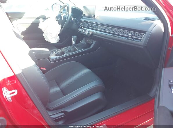 2HGFE2F55SH512573 2025 HONDA CIVIC Red Widok wnętrza z przodu