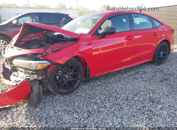 2HGFE2F55SH512573 2025 HONDA CIVIC Red Przód lewy