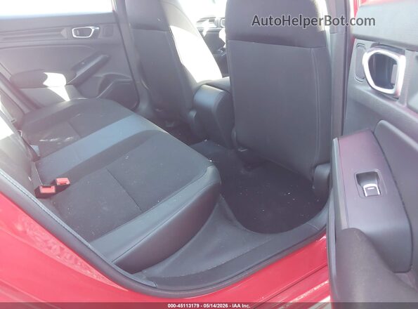2HGFE2F55SH512573 2025 HONDA CIVIC Red Widok naklejki z numerem VIN