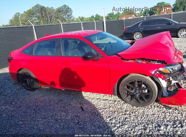 2HGFE2F55SH512573 2025 HONDA CIVIC Red Widok wnętrza z tyłu