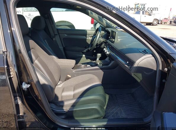 2HGFE2F55SH536789 2025 HONDA CIVIC Black Front interior view