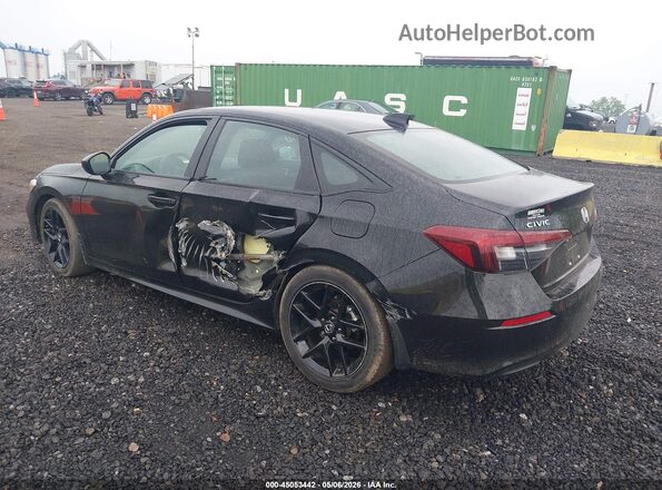 2HGFE2F55SH558081 2025 HONDA CIVIC Черный Задняя левая четверть