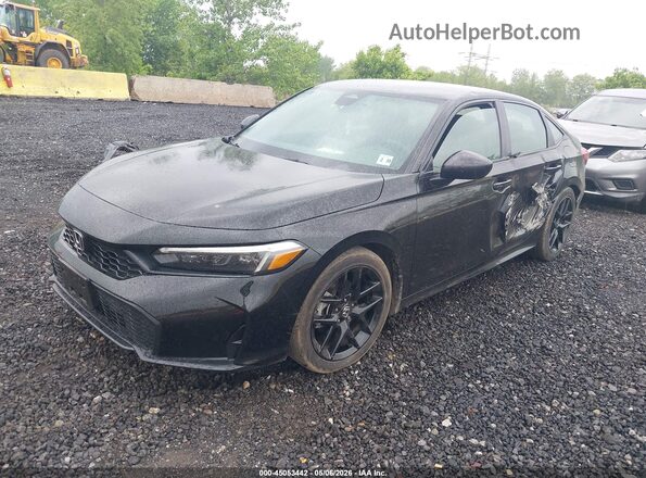 2HGFE2F55SH558081 2025 HONDA CIVIC Черный Передняя левая четверть