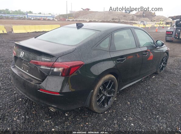 2HGFE2F55SH558081 2025 HONDA CIVIC Черный Задняя правая четверть