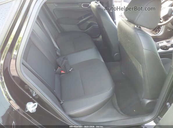 2HGFE2F55TH525096 2026 HONDA CIVIC Black Widok naklejki z numerem VIN