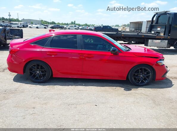 2HGFE2F56NH531668 2022 HONDA CIVIC Red 