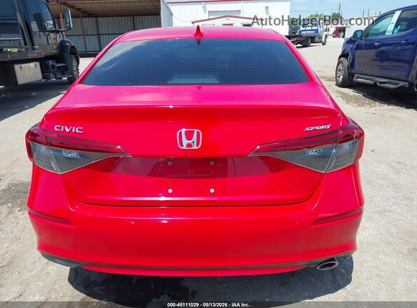 2HGFE2F56NH531668 2022 HONDA CIVIC Red 