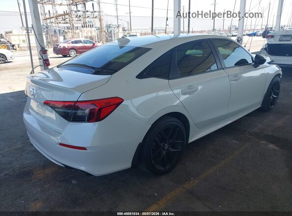2HGFE2F56NH542816 2022 HONDA CIVIC Белый Задняя правая четверть