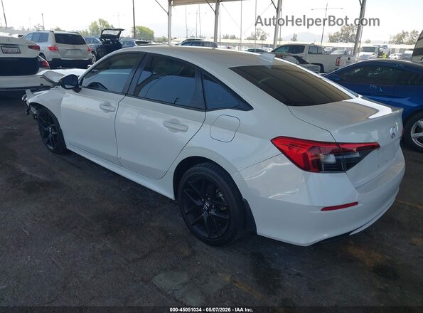 2HGFE2F56NH542816 2022 HONDA CIVIC Белый Задняя левая четверть