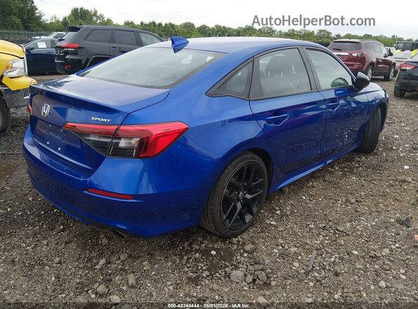 2HGFE2F56NH548745 2022 HONDA CIVIC Синий Задняя правая четверть