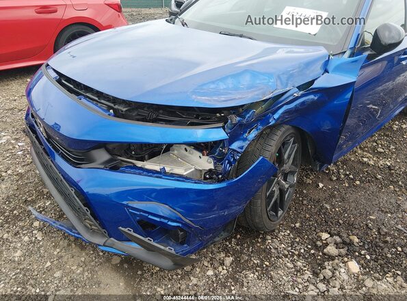 2HGFE2F56NH548745 2022 HONDA CIVIC Синий Вид спереди