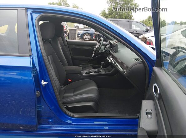 2HGFE2F56NH548745 2022 HONDA CIVIC Синий Вид салона спереди