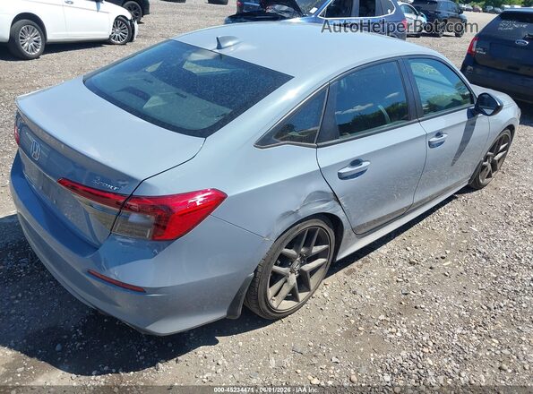 2HGFE2F56NH556098 2022 HONDA CIVIC Gray Trasero derecho
