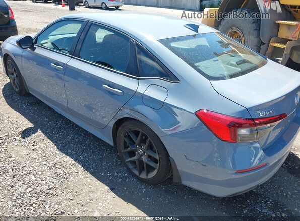 2HGFE2F56NH556098 2022 HONDA CIVIC Gray Trasero izquierdo