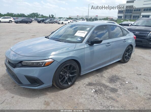 2HGFE2F56NH576500 2022 HONDA CIVIC Gray Front left