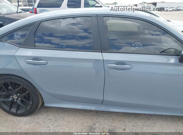 2HGFE2F56NH576500 2022 HONDA CIVIC Gray Rear interior view