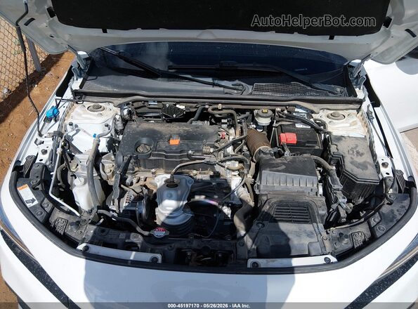 2HGFE2F56NH584788 2022 HONDA CIVIC White Widok z tyłu
