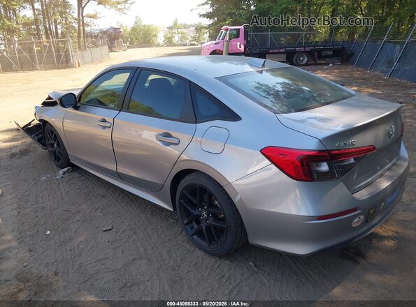 2HGFE2F56PH521709 2023 HONDA CIVIC Silver Trasero izquierdo