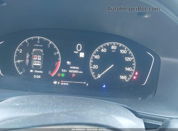 2HGFE2F56PH521709 2023 HONDA CIVIC Silver Vista de los asientos traseros