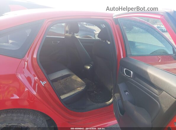 2HGFE2F56PH525453 2023 HONDA CIVIC Red VIN კოდის სტიკერის ხედი