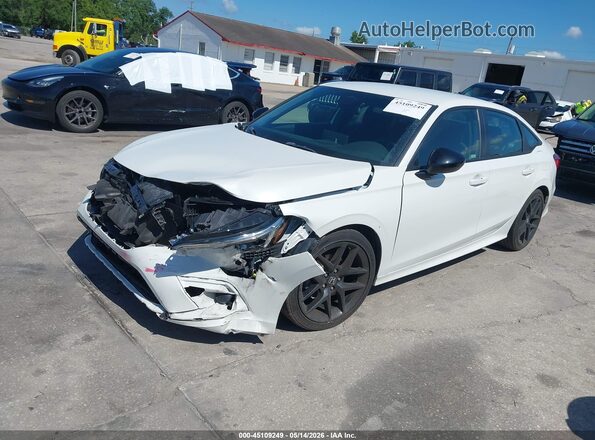 2HGFE2F56PH538722 2023 HONDA CIVIC White Передня ліва чверть
