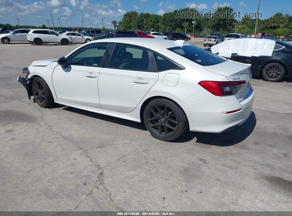 2HGFE2F56PH538722 2023 HONDA CIVIC White Задня ліва чверть