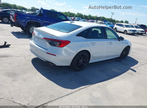 2HGFE2F56PH538722 2023 HONDA CIVIC White Задня права чверть