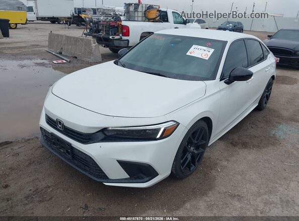 2HGFE2F56PH570117 2023 HONDA CIVIC White Vista tres cuartos delantera izquierda
