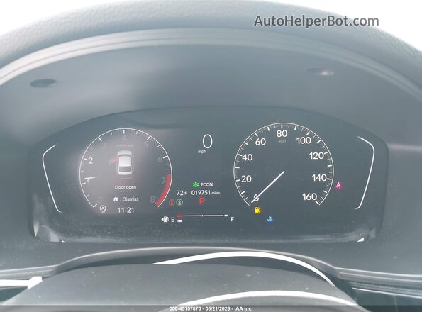 2HGFE2F56PH570117 2023 HONDA CIVIC White Vista de los asientos traseros