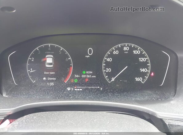 2HGFE2F56RH519218 2024 HONDA CIVIC Gray უკანა სავარძლების ხედი