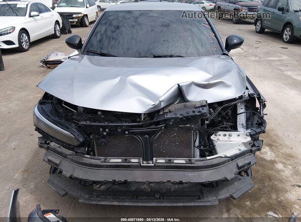 2HGFE2F56RH526931 2024 HONDA CIVIC Silver Widok wnętrza z tyłu