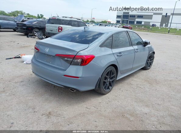 2HGFE2F56RH555443 2024 HONDA CIVIC Light Blue უკანა მარჯვენა