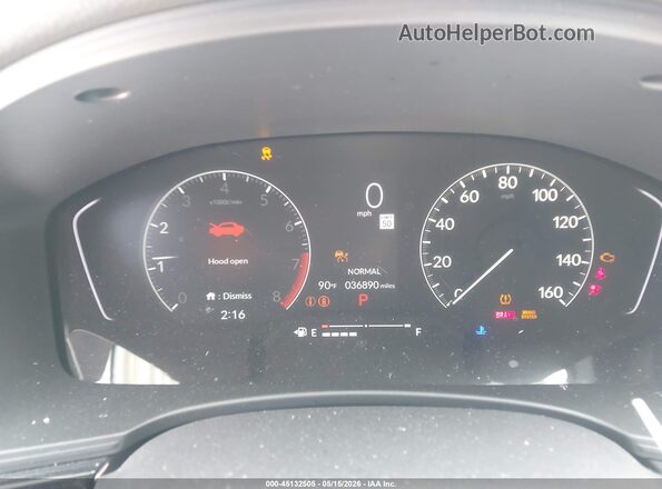 2HGFE2F56RH555443 2024 HONDA CIVIC Light Blue უკანა სავარძლების ხედი