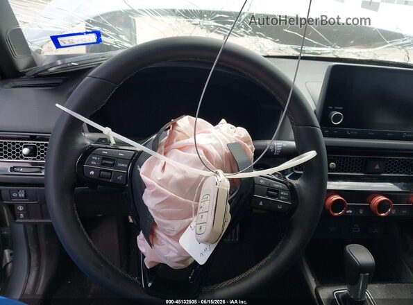 2HGFE2F56RH555443 2024 HONDA CIVIC Light Blue წინა პანელის ხედი