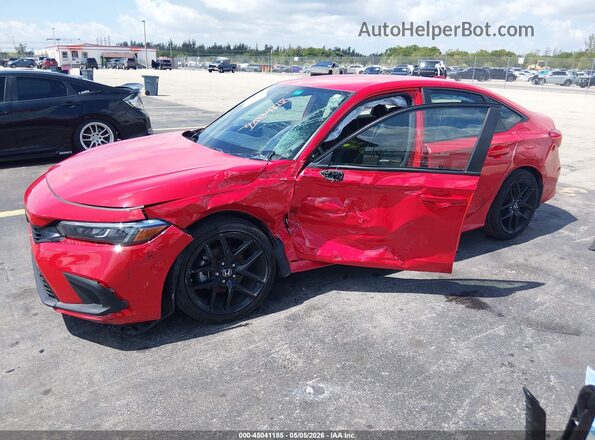 2HGFE2F56RH583016 2024 HONDA CIVIC Red Front left