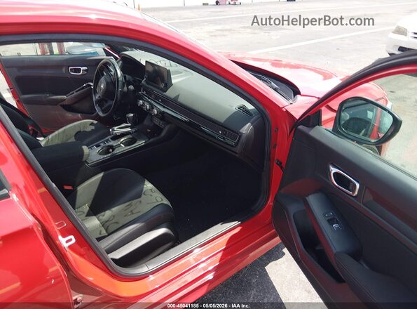 2HGFE2F56RH583016 2024 HONDA CIVIC Red Front interior view
